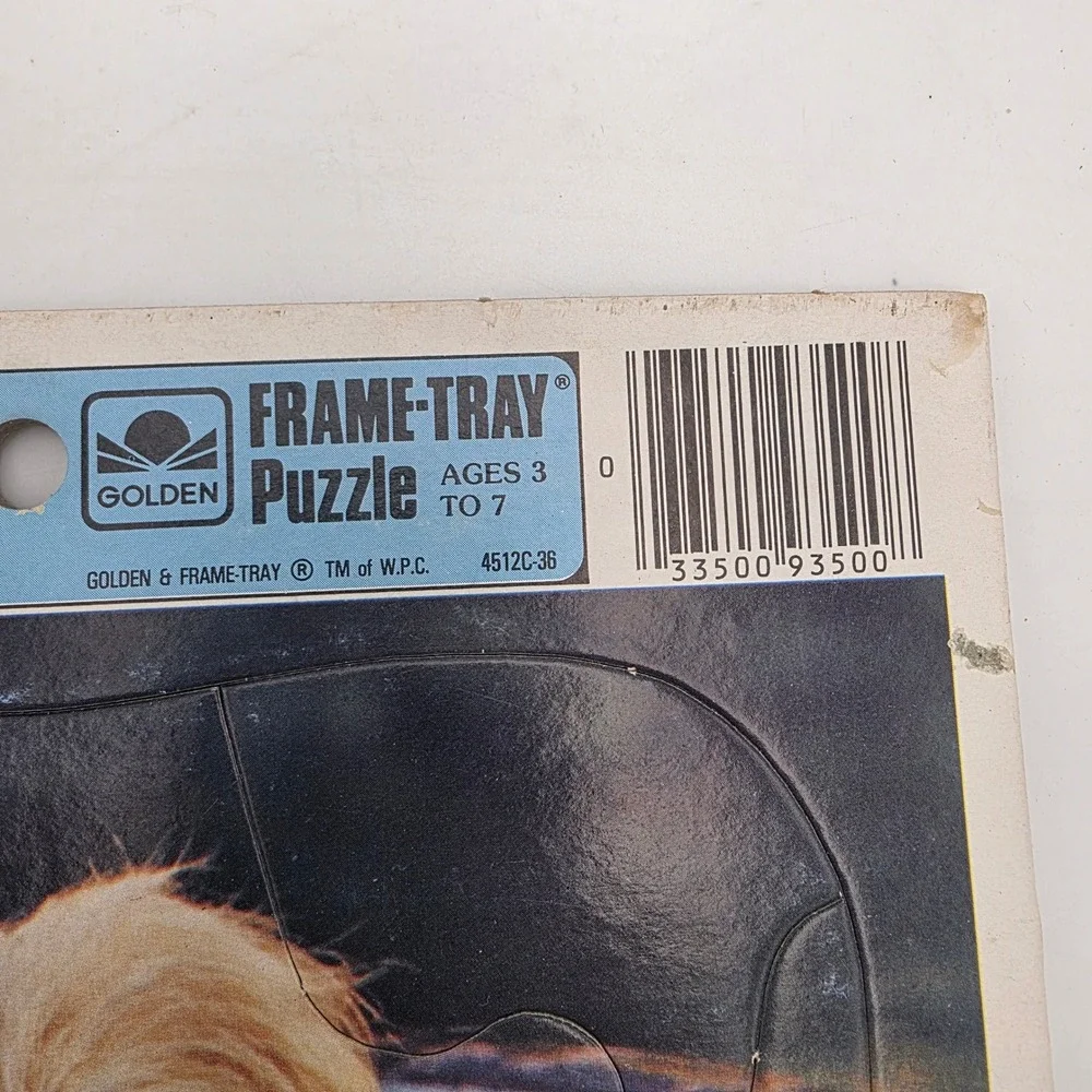 Vintage 1983 Benji Dog Golden Frame-Tray Puzzle Joe Camp 4512C-36 Movie Toy